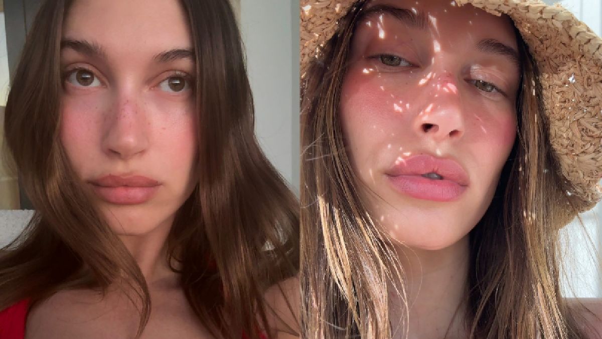 Hailey Bieber’s Strawberry Girl Makeup Is the Rosy Beauty Trend That Refuses to Go Away