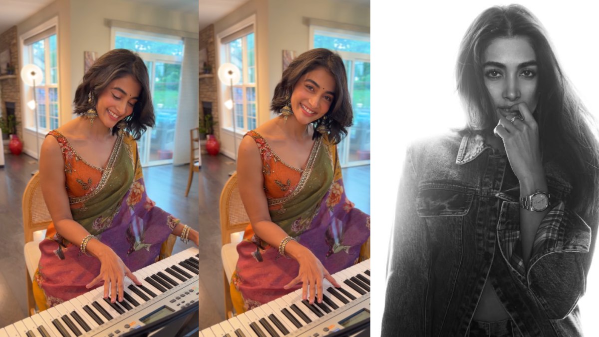 Pooja Hegde’s ₹35,000 Floral Organza Saree Is the Festive Style Inspiration You Need This Season