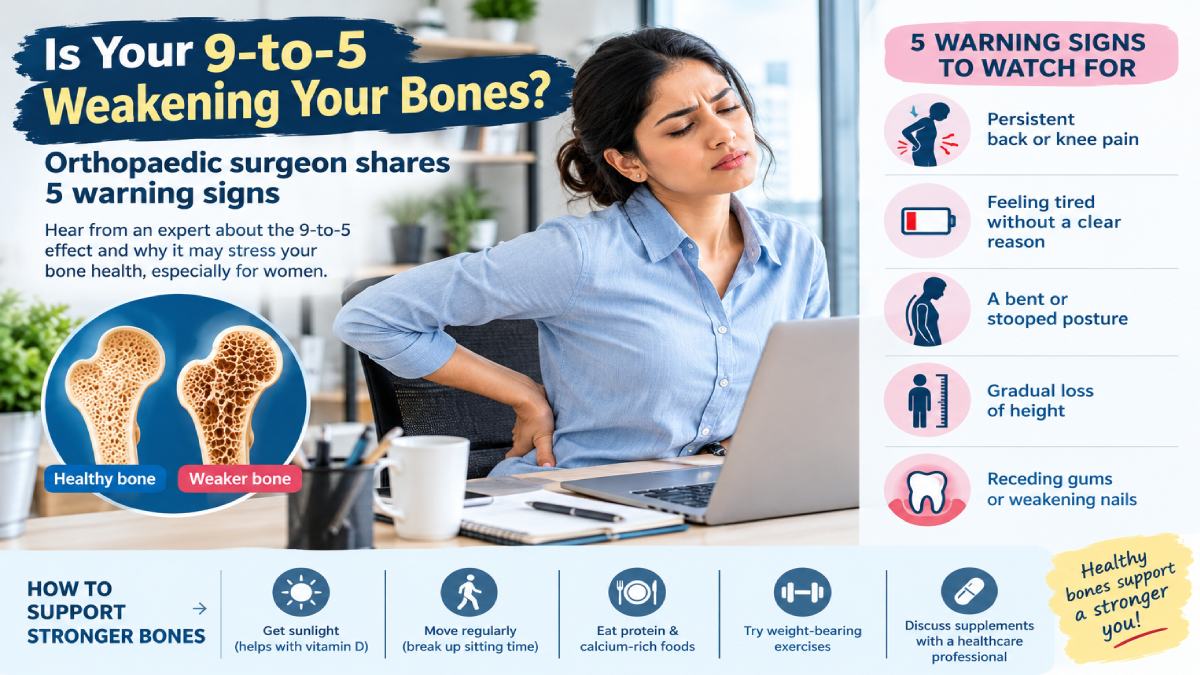 9-to-5 Effect: 5 Warning Signs of Weak Bones in Women