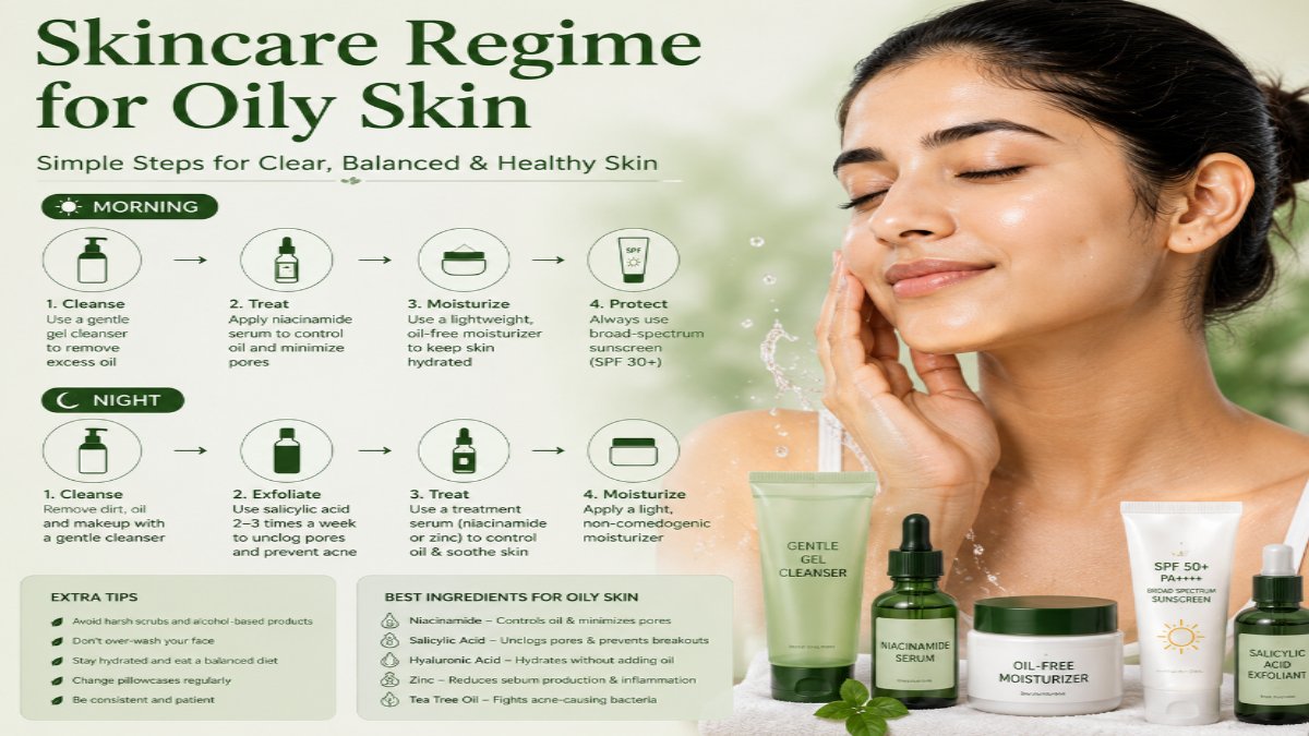 Skincare Regime for Oily Skin