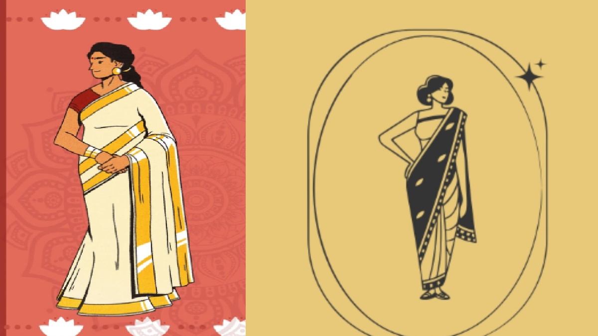 Kasavu Saree Styling: Easy Ways to Give Kerala’s Classic Drape a Modern Twist