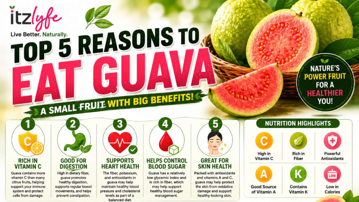 Top 5 Health Benefits of Guava: Why You Should Eat This Superfruit Daily
