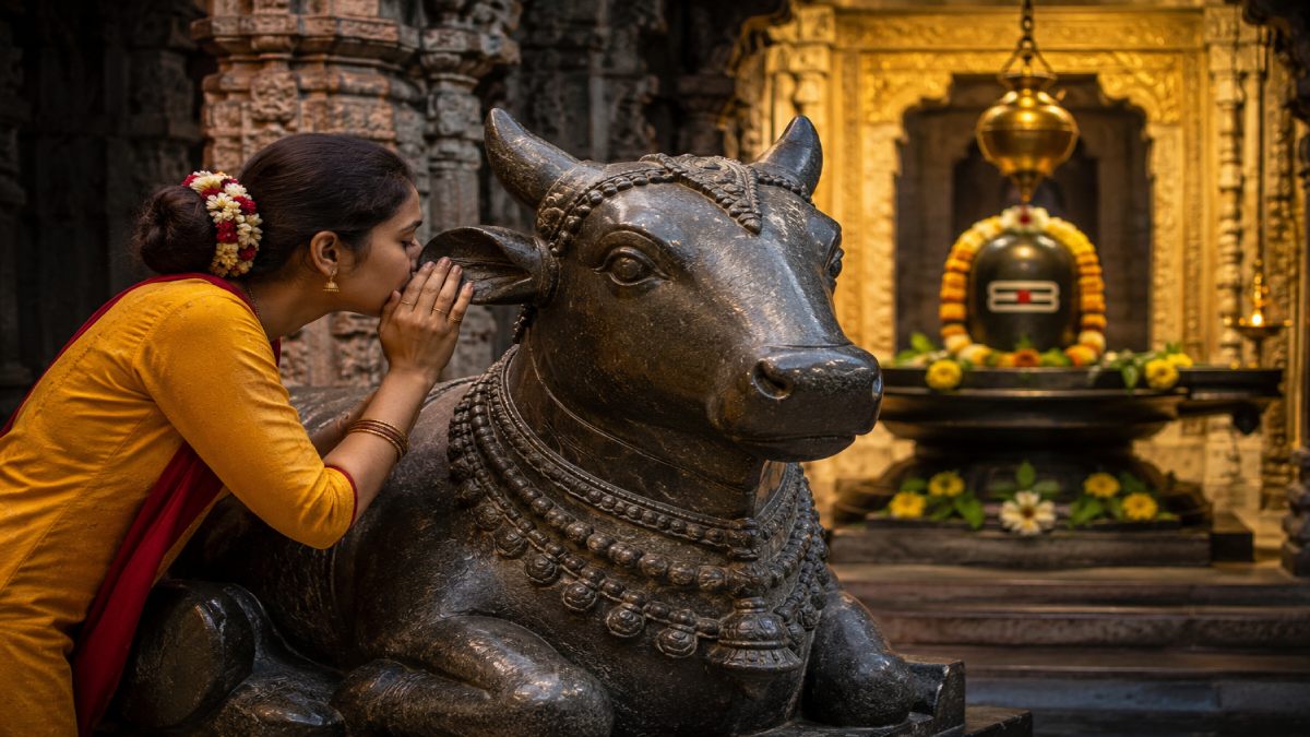 Sawan 2026: Why Do Devotees Whisper Their Wishes Into Nandi’s Ear Before Praying to Lord Shiva?