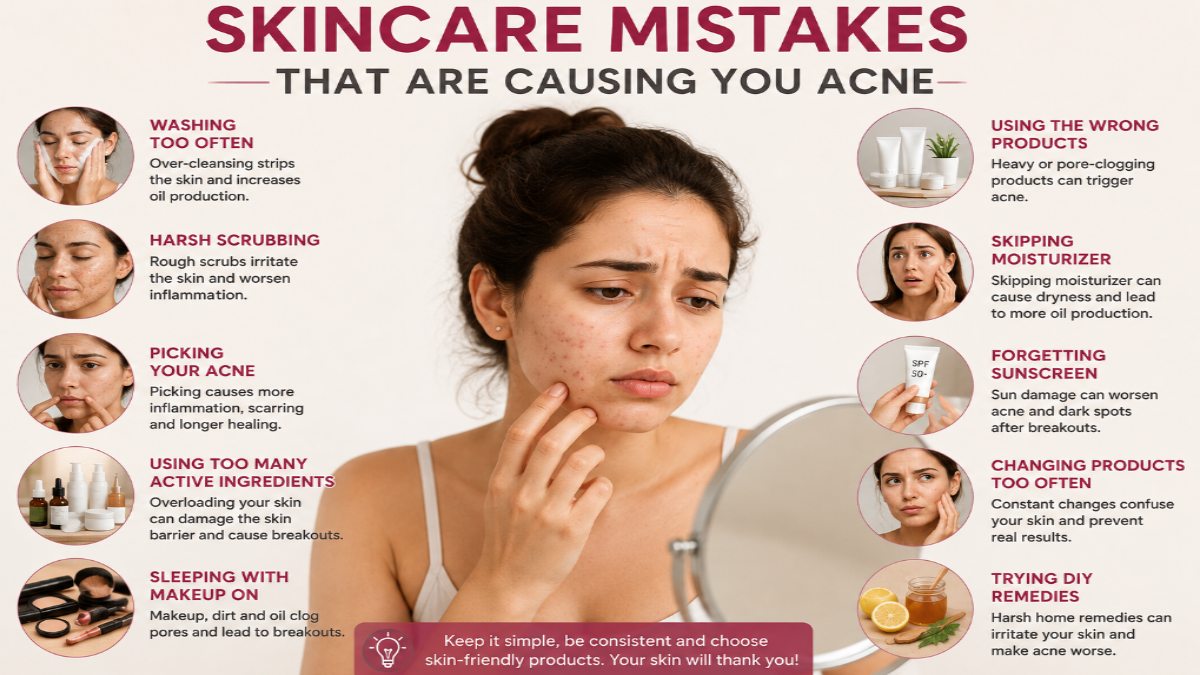 Biggest Skincare Mistakes That Are Causing You Acne: Common Habits That Could Be Triggering Breakouts