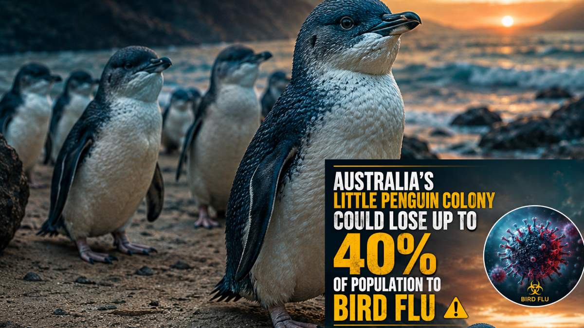 Australia's Little Penguin Colonies Face Bird Flu Threat; Experts Warn of 40% Population Loss