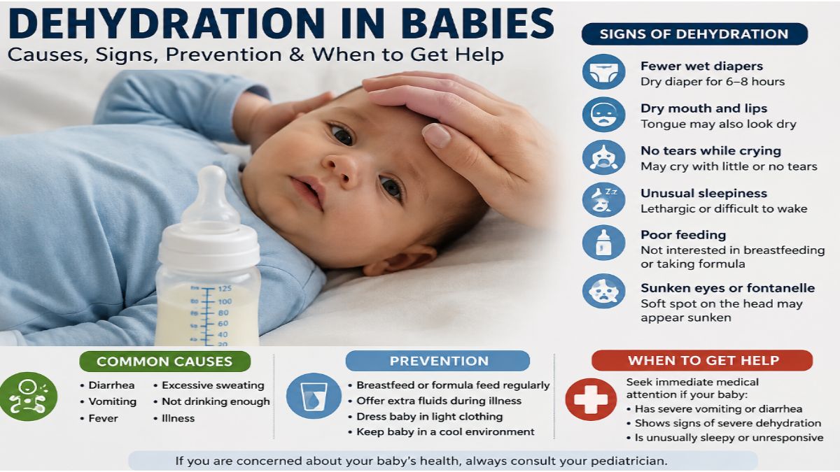 Dehydration in Babies: Signs, Causes, Prevention and When to Seek Medical Help