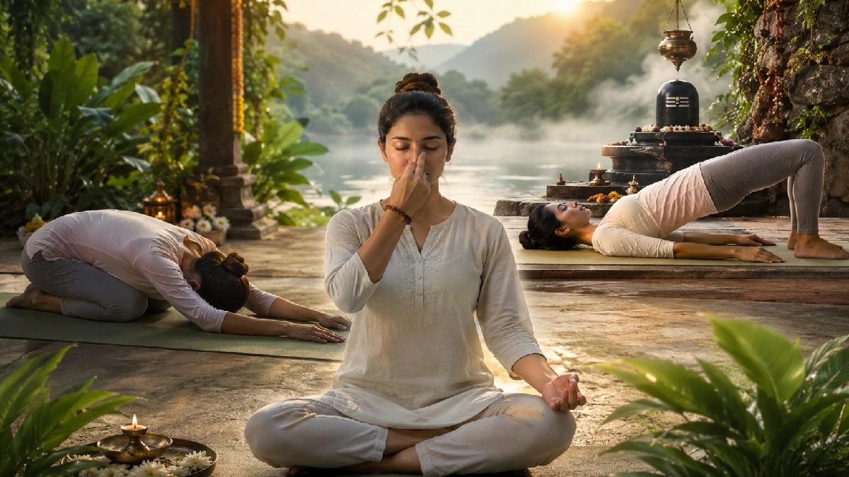 Sawan 2026 Spiritual Detox: Yoga, Meditation & Mindful Practices (Representative Image)