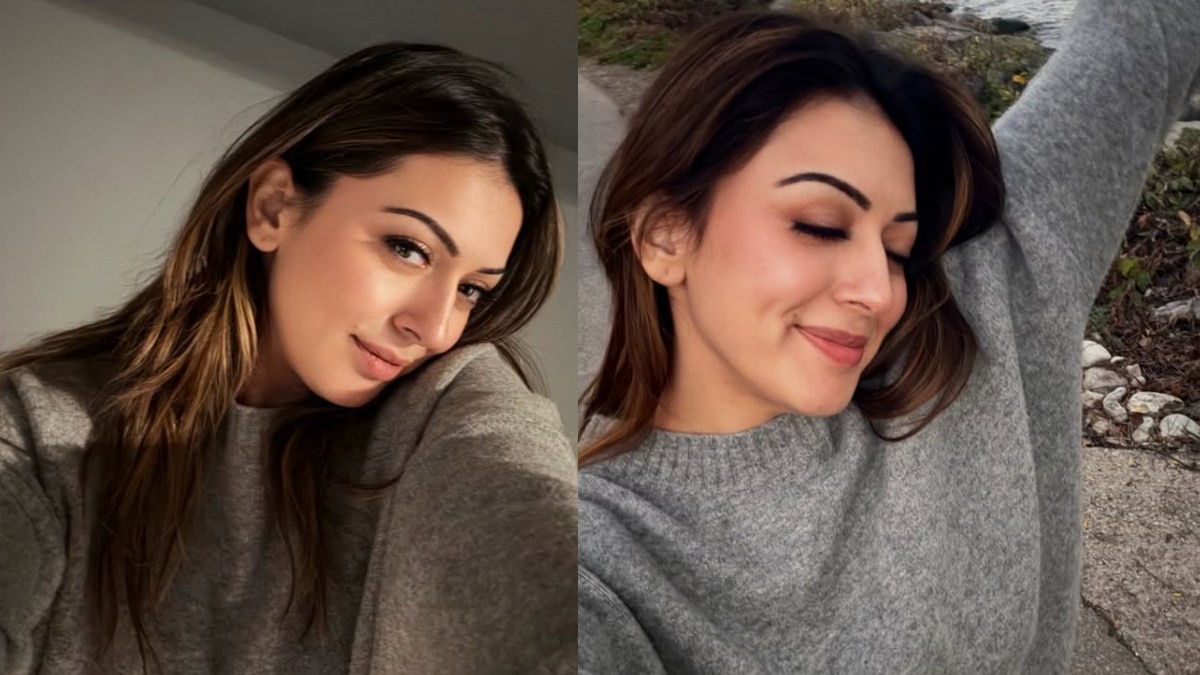 Hansika's Cozy Sweater Look
