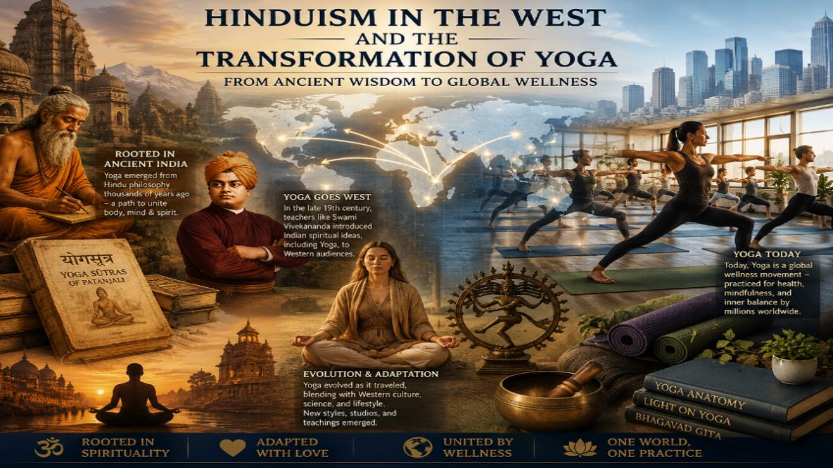 Hinduism in the West and the Transformation of Yoga: From Spiritual Practice to Global Wellness Phenomenon