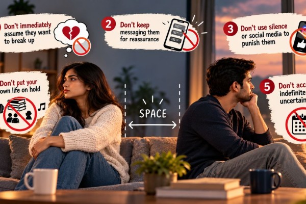 When Your Partner Wants Space: 5 Things You Should Never Do