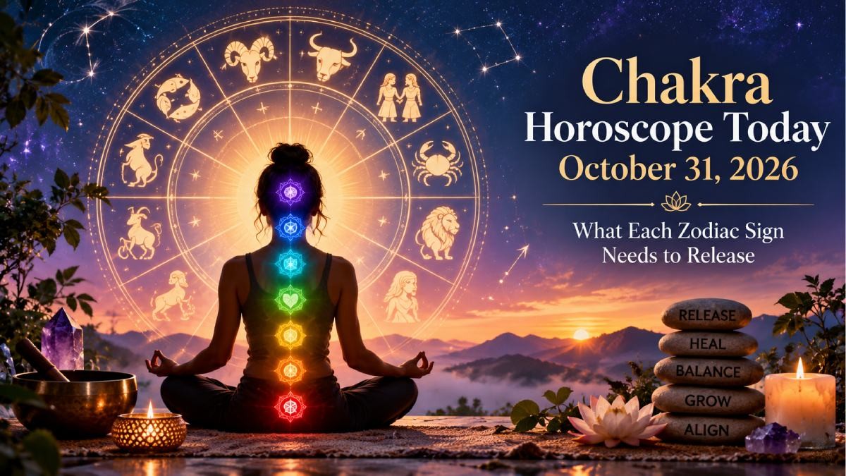 Chakra Horoscope Today, October 31, 2026: What Each Zodiac Sign Needs to Release