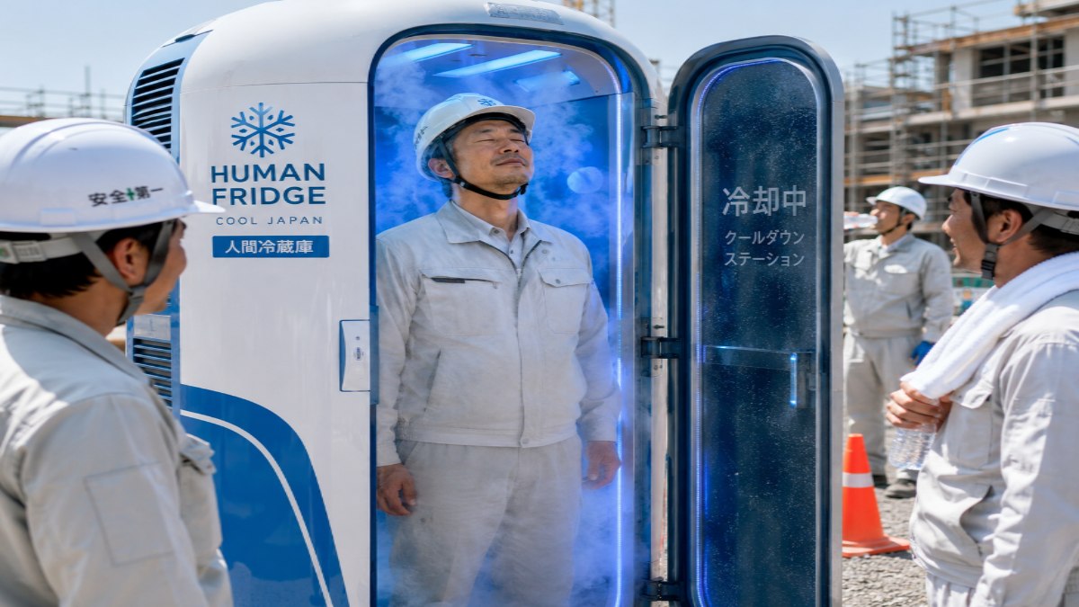 Cool Japan: Human Fridge Innovation Offers Workers Relief From Extreme Heat