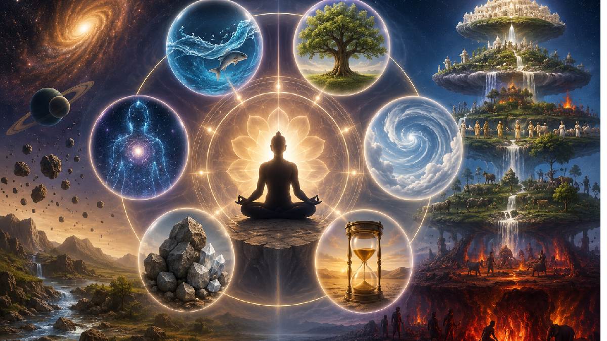 What Are the Six Dravyas in Jain Philosophy? Understanding the Building Blocks of the Universe