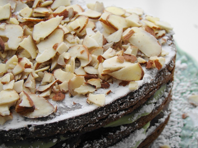 Almond Syrup Cake