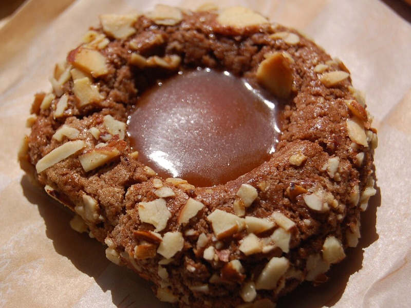 Almond Thumbprint Cookies