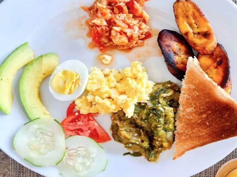 Antiguan Breakfast (Chop Up and ‘Saltfish’)
