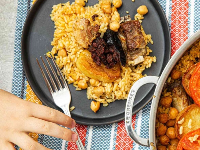 Arroz al horno (baked rice)