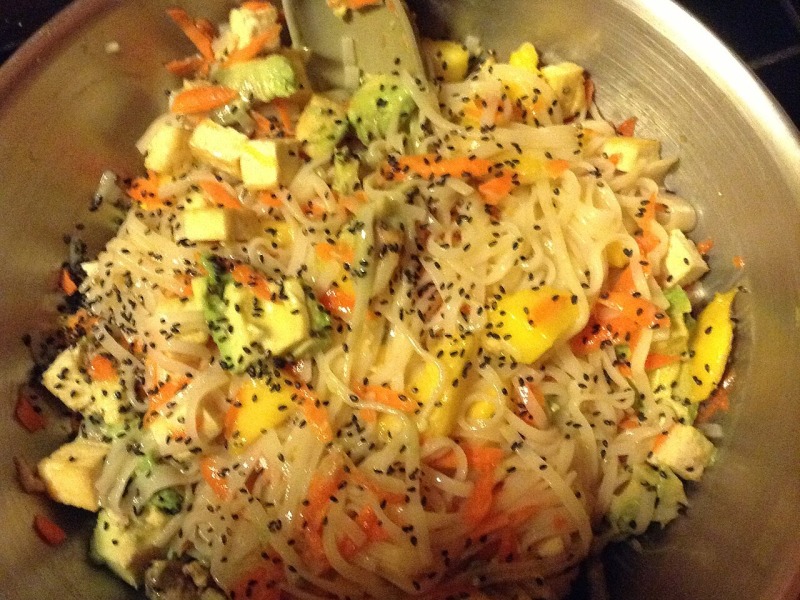 Asian Rice Noodle Salad