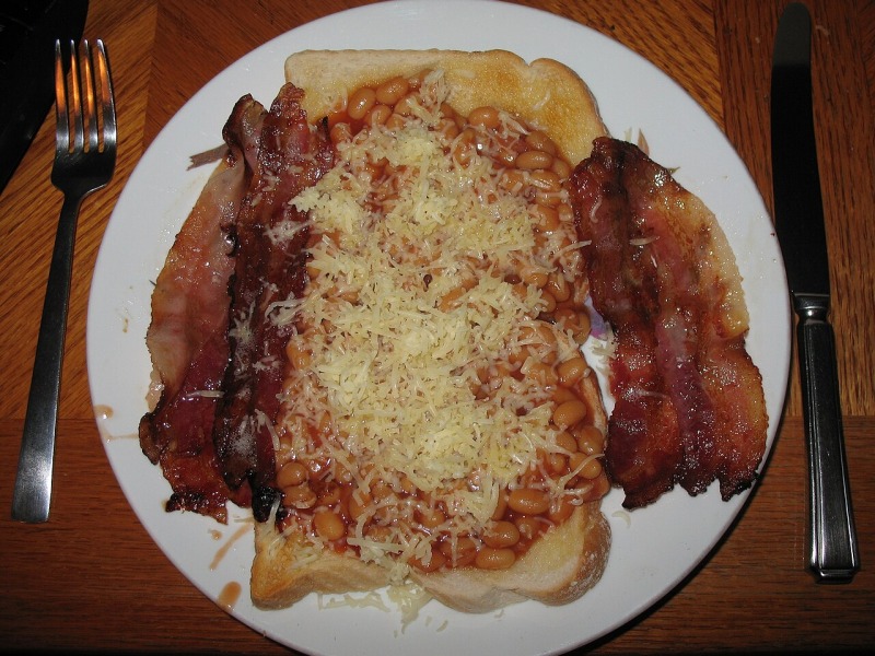 Bacon and Cheddar Toasts