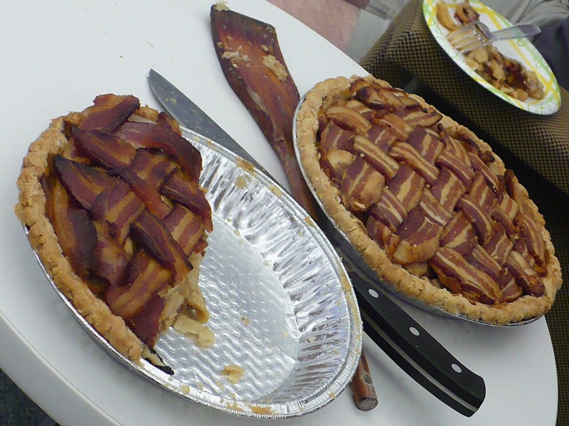 Bacon-Latticed Apple Pie