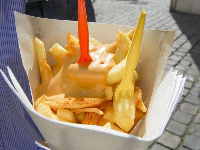 Belgian Fries with Sauce Andalouse