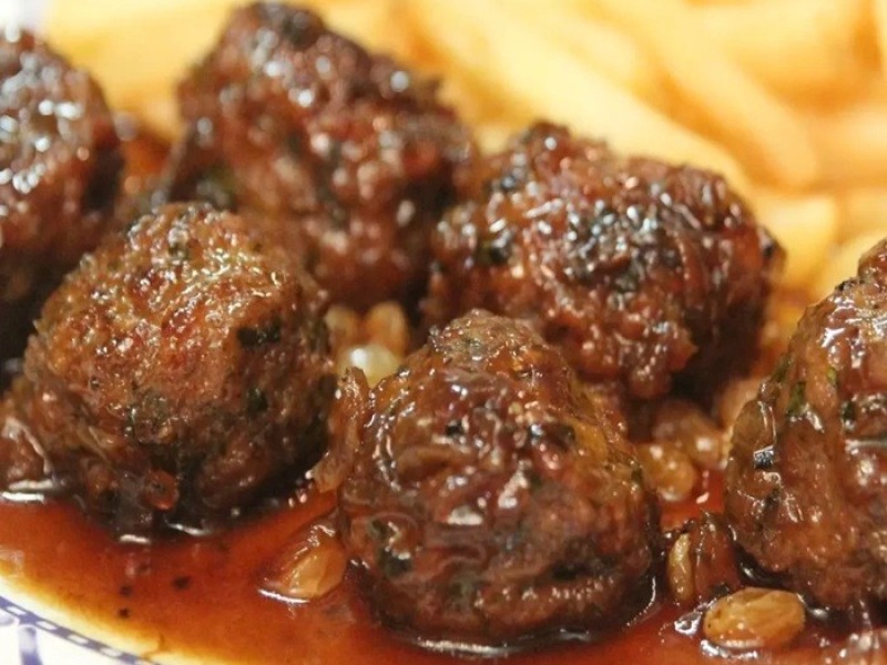 Belgian Meatballs in Liège Syrup Sauce