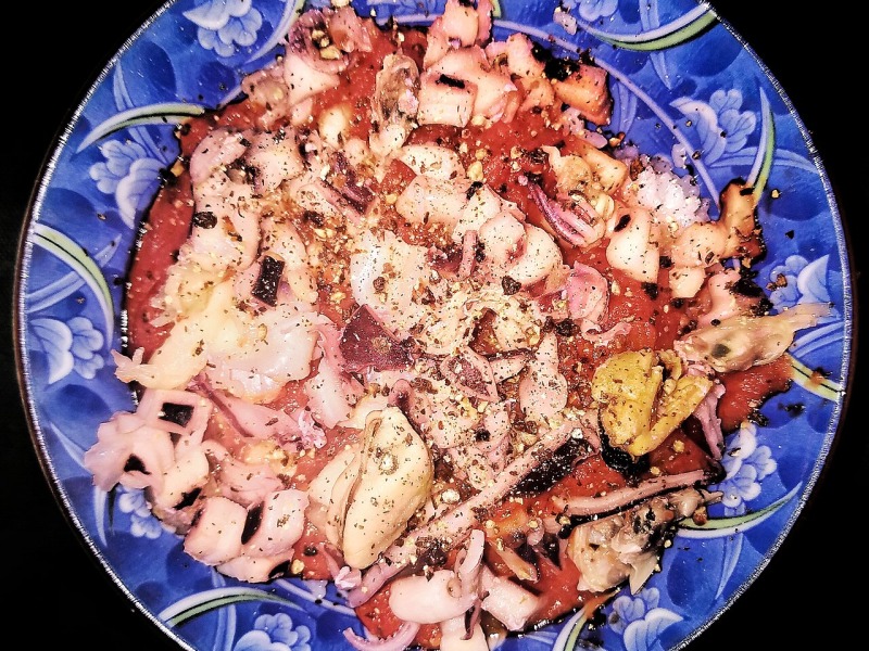 Black Rice with Squid