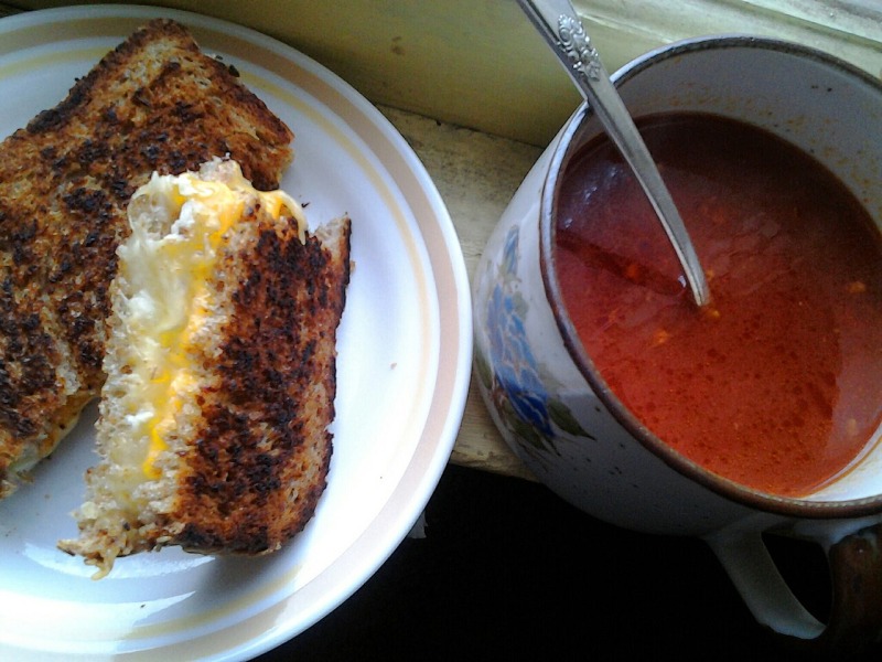Bread and Tomato Soup