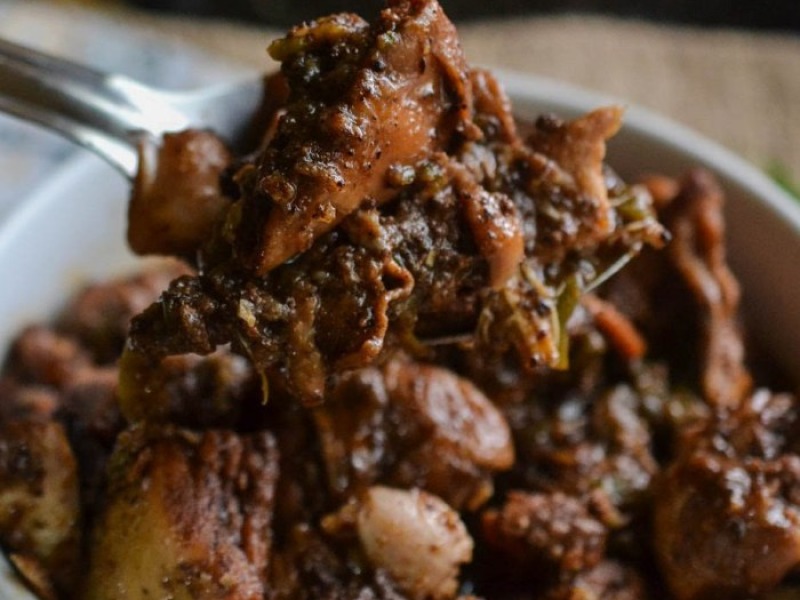 Brown Stew Chicken
