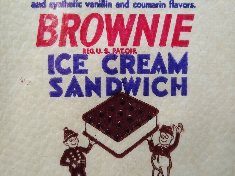 Brownie Ice-Cream Sandwich
