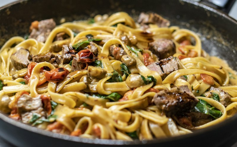 Burst Cherry Tomato Pasta