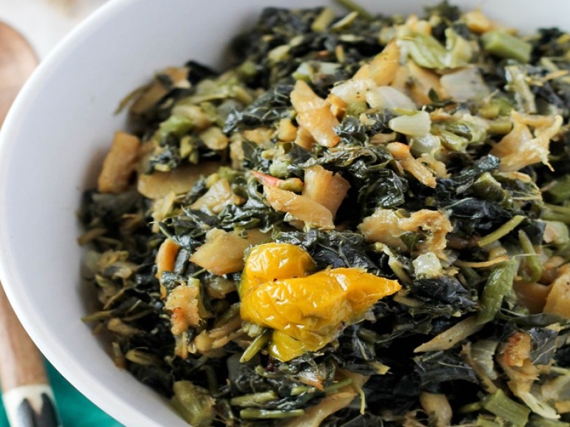 Callaloo and SaltFish