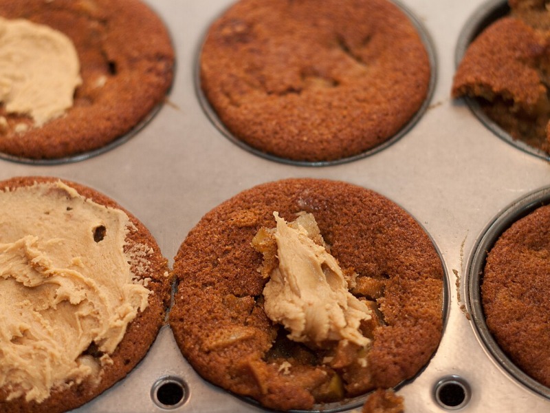 Caramel Apple Cupcakes