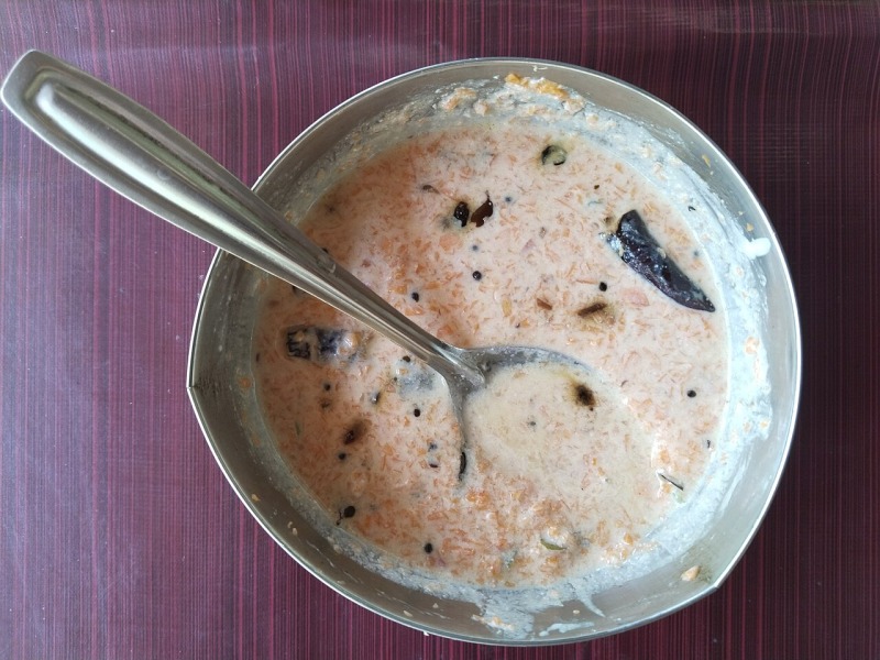 Carrot Pachadi