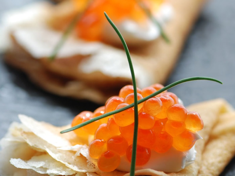 Caviar and Blinis