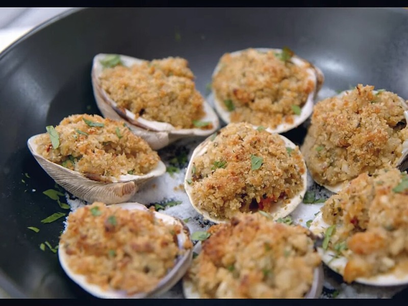 Clams Oreganata