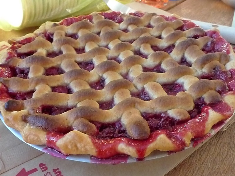 Classic Sour Cherry Pie with Lattice Crust