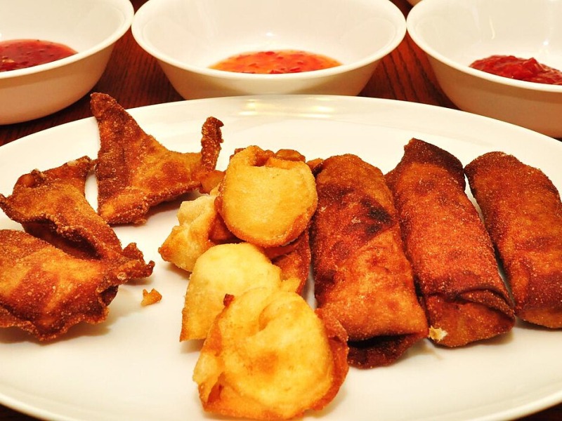 Crab-and-Pork Spring Rolls