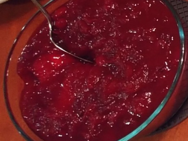 Cranberry Sauce with Orange and Cinnamon