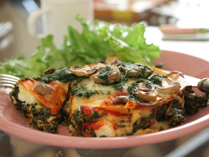 Creamy Vegan Mushroom Lasagna