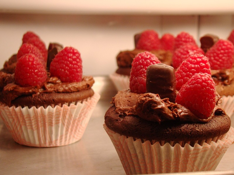 Double Chocolate Raspberry Cake