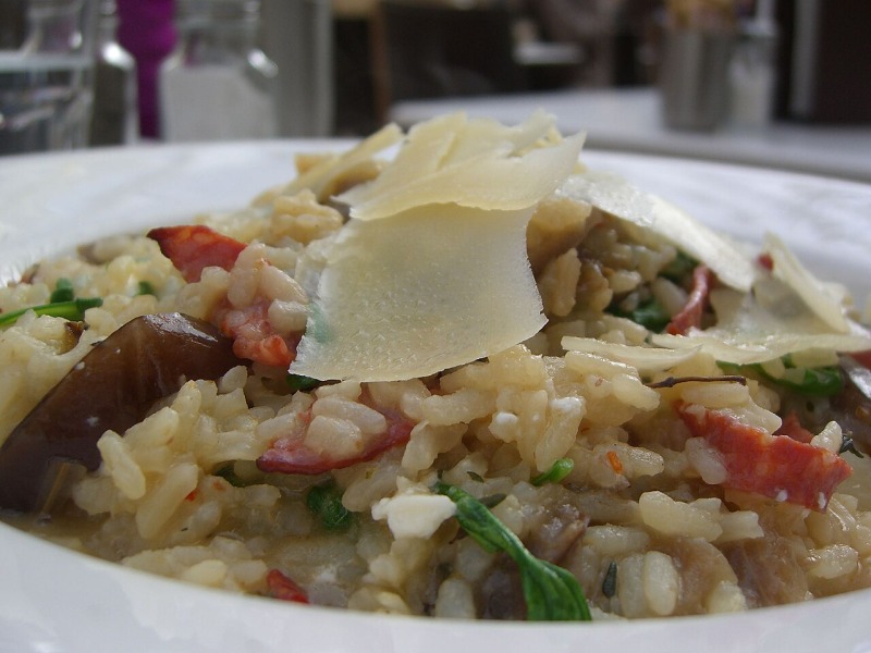 Eggplant with Lentils and Goat Cheese