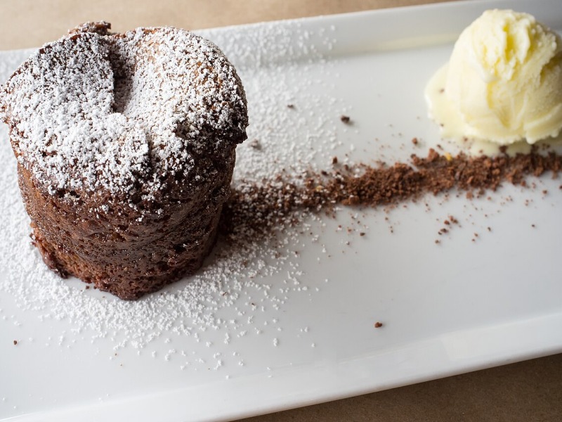 Fallen Chocolate Cake