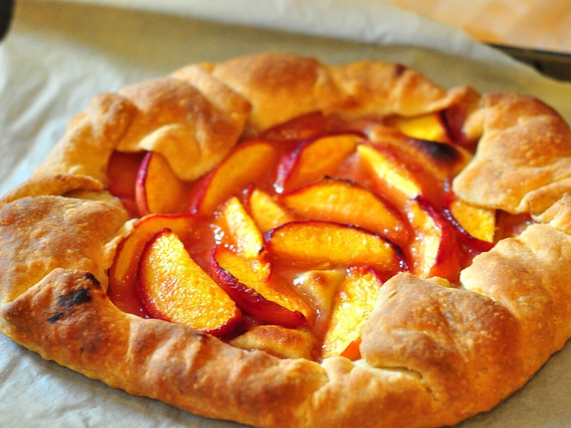 Fresh Peach Crostata