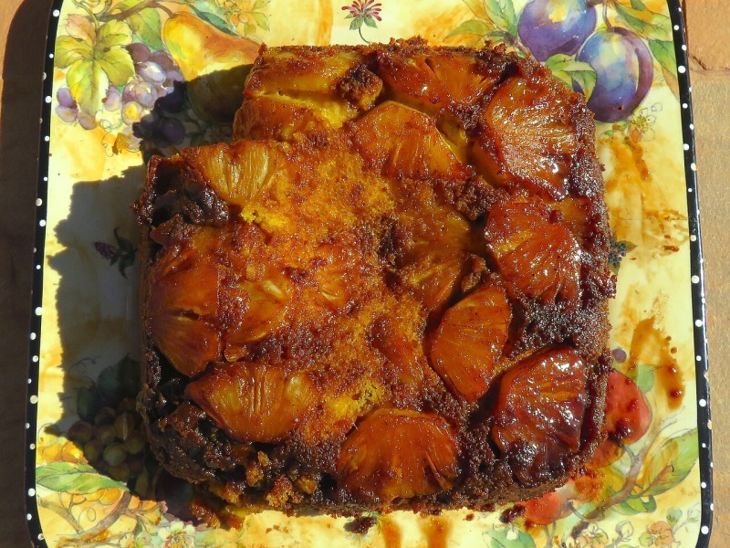 Fresh Pineapple Upside-Down Cake