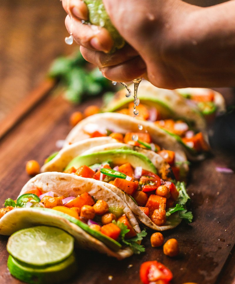 Goat Birria Tacos With Cucumber Pico de Gallo