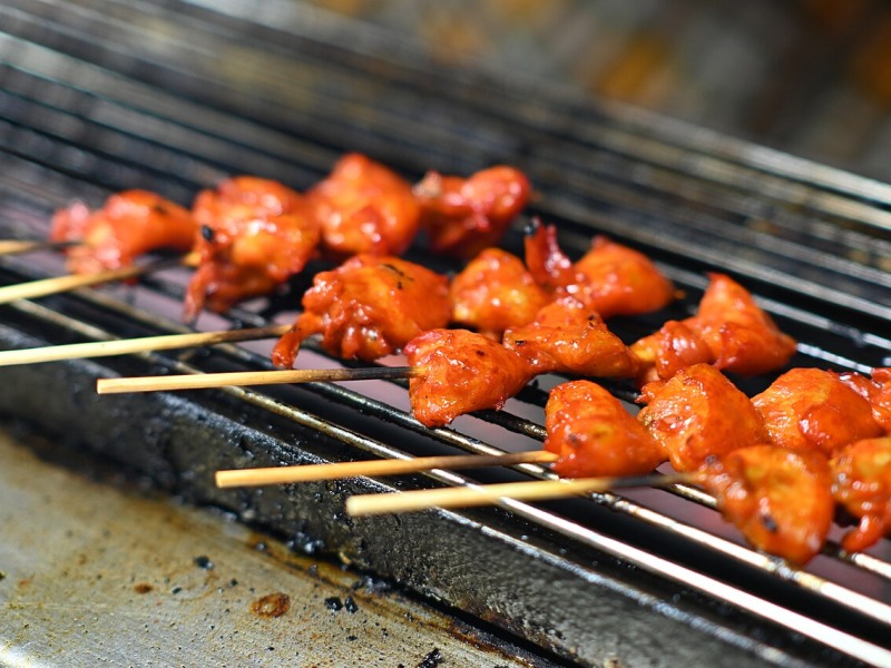 Grilled Chicken Skewers