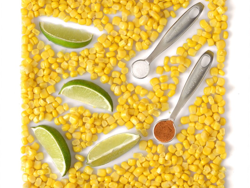 Grilled Sweet Peppers and Corn