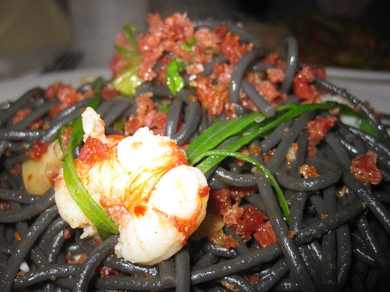 Homemade Squid Ink Pasta