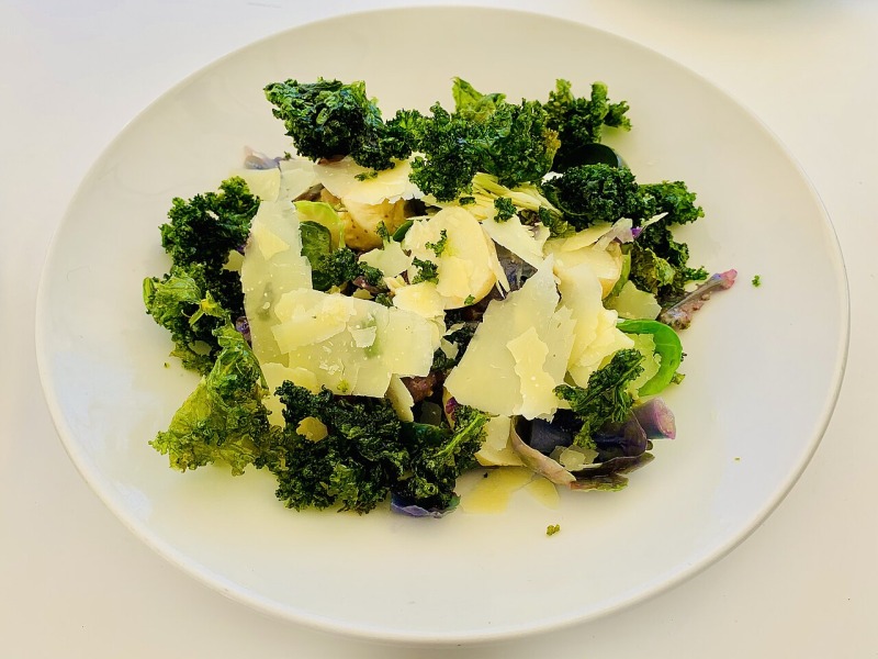Kale and Brussels Sprout Salad
